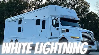 White Lightning BRAND NEW 2025 Renegade XL X45BBC Super C Motorhome [upl. by Eramat]