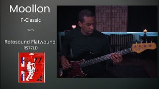 Moollon PClassic  Rotosound Flatwound RS77LD moollonpclassic rotosound pbass [upl. by Richelle]