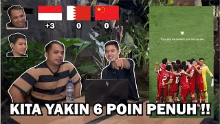 PREDIKSI SKOR   TIMNAS INDONESIA VS BAHRAIN amp CHINA  Bahrain coba main curang [upl. by Llennoc]