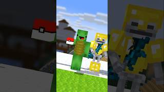 Mikey Defeats Mega Golem minecraft trending minecraftshorts [upl. by Rhys70]