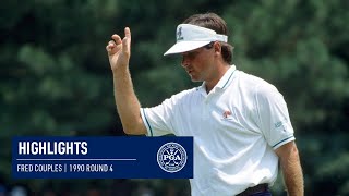 Fred Couples Battles for the Title in Round 4  1990 PGA Championship [upl. by Nordine]