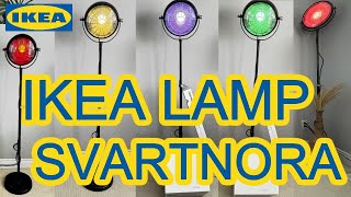 Ikea Floor Lamp Svartnora  Unboxing and Setup [upl. by Alina]