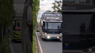 Shohagh scania  welcome non ac  shohagh unique non ac bus 3 tar ek sathi choti chola viral [upl. by Solahcin636]