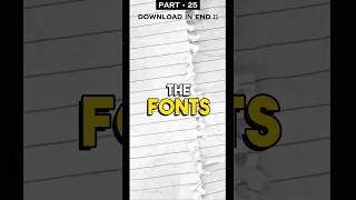 TOP BEST FONTS FOR YOUTUBE THUMBNAIL  Download in End  bestfontspack thumbnailfont [upl. by Carlyle]