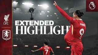 Extended Highlights Liverpool 20 Aston Villa  Three Anfield wins in a week [upl. by Nirrep85]