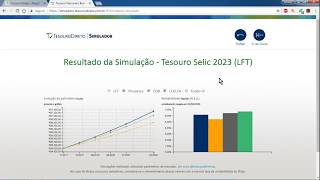 Como usar o Simulador Tesouro Direto Poupança LFT CDB e LCI Qual é o melhor [upl. by Anglo659]