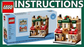 LEGO instructions  Bakery  40696  LEGO 2024 [upl. by Pittman]