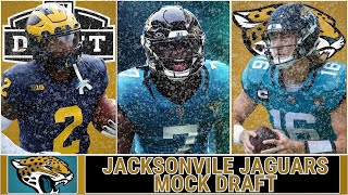 Jacksonville Jaguars 7 Round 2025 NFL Mock Draft  Full Roster and OffSeason Breakdown [upl. by Nimzay]