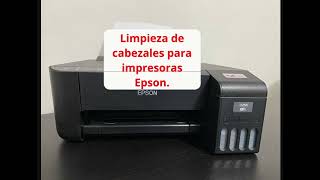 Como limpiar cabezales de impresora Epson [upl. by Allayne]