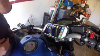 M8 Ball Ram Mount Installation for FZ09 [upl. by Jowett]