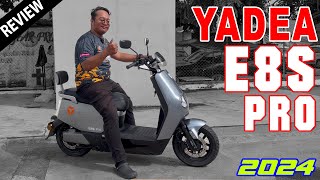 NEW YADEA E8S PRO Electric Scooter  Malaysia Review [upl. by Retsevlys]