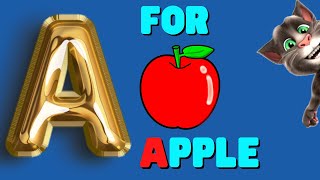 ABC Alphabet Song  A for apple Phonics Song  ABCD Alphabet Rhymes for Nursery Kids  KK Education [upl. by Adym]