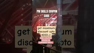 PW skills coupon code pwcouponcode pwskills softwareengineer bfsi upskilling coding [upl. by Ahtebat]