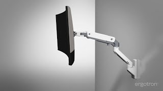 HX Wall Monitor Arm from Ergotron Top Features amp Benefits [upl. by Defant]