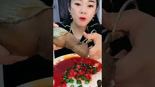 Chinese Girl Eat Geoduck Mukbang Delicious Seafood 21  Mukbang Geoduck Eating Show [upl. by Oinotnas290]