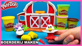 Play Doh Fuzzy Friends Farm speelset  Family Toys Collector [upl. by Enelkcaj]