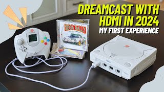 How Dreamcast looks in 2024 with HDMI on a 4k TV [upl. by Wolford]