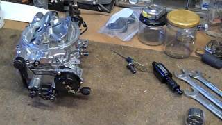 Edelbrock Thunder Series Carburetor with annular flow boosters [upl. by Prentice]