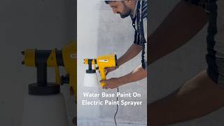 Water base Paint Spray Gun Se Kaise Kare walldecor shorts spraypaint [upl. by Amitie]