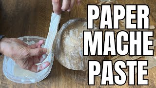 Create Perfect Paper Mache Paste In Just Minutes [upl. by Crutcher]