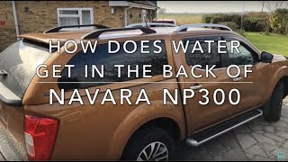 Nissan Navara Why water leaks into the pickup bed [upl. by Las650]