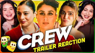 CREW Official Teaser Reaction  Tabu  Kareena Kapoor Khan  Kriti Sanon  Diljit Dosanjh [upl. by Nylakcaj]