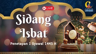 Sidang Isbat Penetapan 1 Syawal 1445 Hijriah [upl. by Naujat]