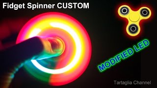 Fidget Spinner LED RGB  CRAZY STROBE LIGHT  Modified from the original [upl. by Notnats]