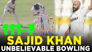 Sajid Khan Takes 7 Wicket Haul  Pakistan vs England  2nd Test Day 3 2024  PCB  M3G1K [upl. by Hinkle]