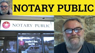 🔵 Notary Public Meaning  Notary Definition  Notarize Examples  Legal English  Notary Notarise [upl. by Reinold287]