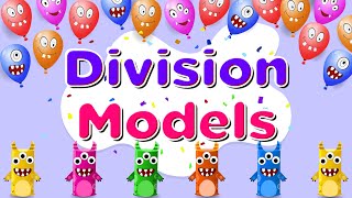 Basic Division for Kids  Learn to Divide Using Grouping Sharing and Array Models [upl. by Acnoib]