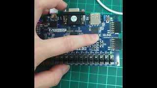 Verilog  Xilinx Vitis  btn amp led [upl. by Arodoeht122]