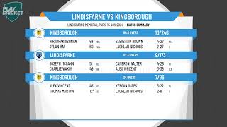 Lindisfarne v Kingborough  Mens 1st Grade [upl. by Pfeffer]