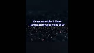 Unnai Solli Kutramillai Karaoke Track for Male Singers by Ramamoorthy 60 voice of 20 [upl. by Murrell]