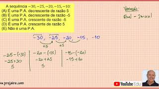 PA crescente ou decrescente e razão [upl. by Bullis]