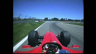 2004 Indianapolis GP  Barrichello Pole [upl. by Abita]