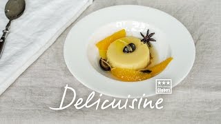 Delicuisine Rezept Olivenölpudding mit OrangenOlivensalat [upl. by Mcnally282]