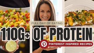 WHAT I EAT IN A DAY  110g of Protein  Pinterest Inspired Recipes [upl. by Silvia]