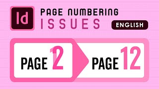 Overlapping Page Number Issue in Adobe InDesign ENGLISH [upl. by Louella707]