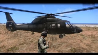 Arma 3 How to LandFly a Helicopter [upl. by Jorin536]