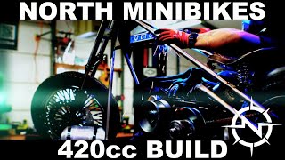 Predator 420 Bike Build NORTH MINIBIKES [upl. by Burbank]