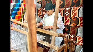 Traditional Weaving in Otavalo Ecuador with TravelArt  September 2024 [upl. by Diao]