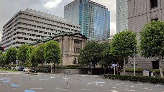 Walking tour in Japan Around the Nihonbashi muromachi chuo city Tokyo [upl. by Okiman]