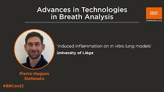 Pierre Hugues Stefanuto  The Breath Biopsy Conference 2022 [upl. by Roley]