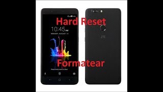 ZTE Blade Z Max Z982 Quitar Código Hard Reset Formatear Pin Patrón Solución Belester [upl. by Nnylyrehc]