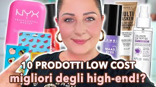 10 PRODOTTI LOW COST addirittura MIGLIORI di molti HIGH END🤩🚀🔝￼ [upl. by Kirat]