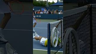 He fell OVER the net 🤷 [upl. by Cenac]