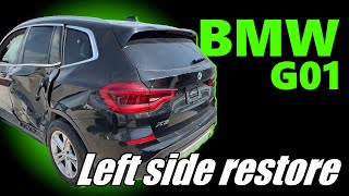 BMW G01 Left side restore Ремонт левой стороны [upl. by Chaudoin858]