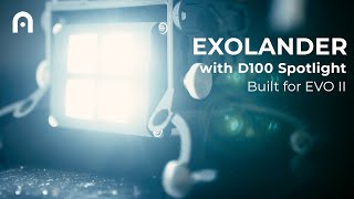 FoxFury D100 Spotlight with EXOLANDER for EVO II [upl. by Thalassa]