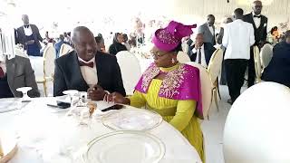 Pr Bujingo and wife Makula at the Royal Wedding Reception [upl. by Atse]